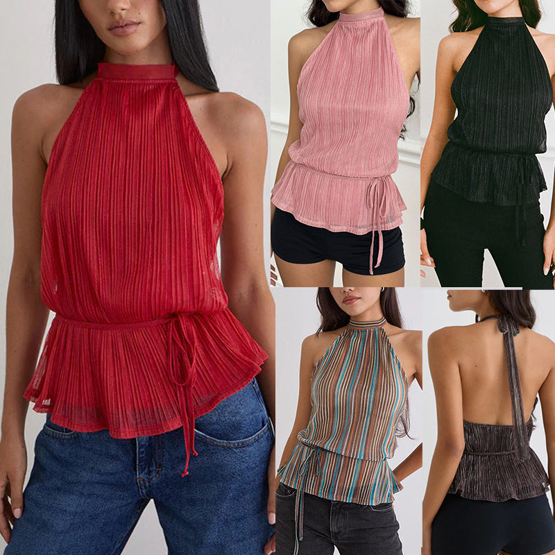 MÁRIA™ | Esme | Nyitott Hátú Halter Top