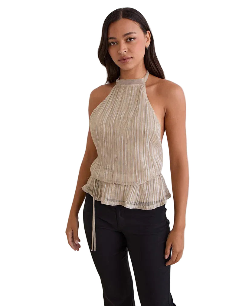 MÁRIA™ | Esme | Nyitott Hátú Halter Top