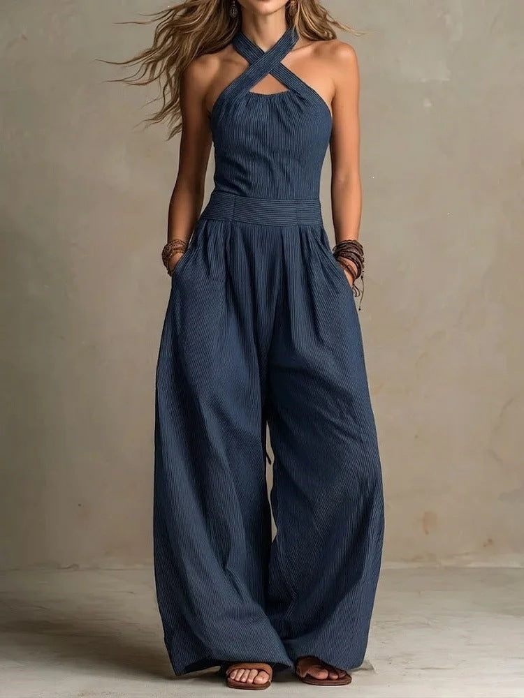 MÁRIA™ | Enikő | Halter Nyakú Overall