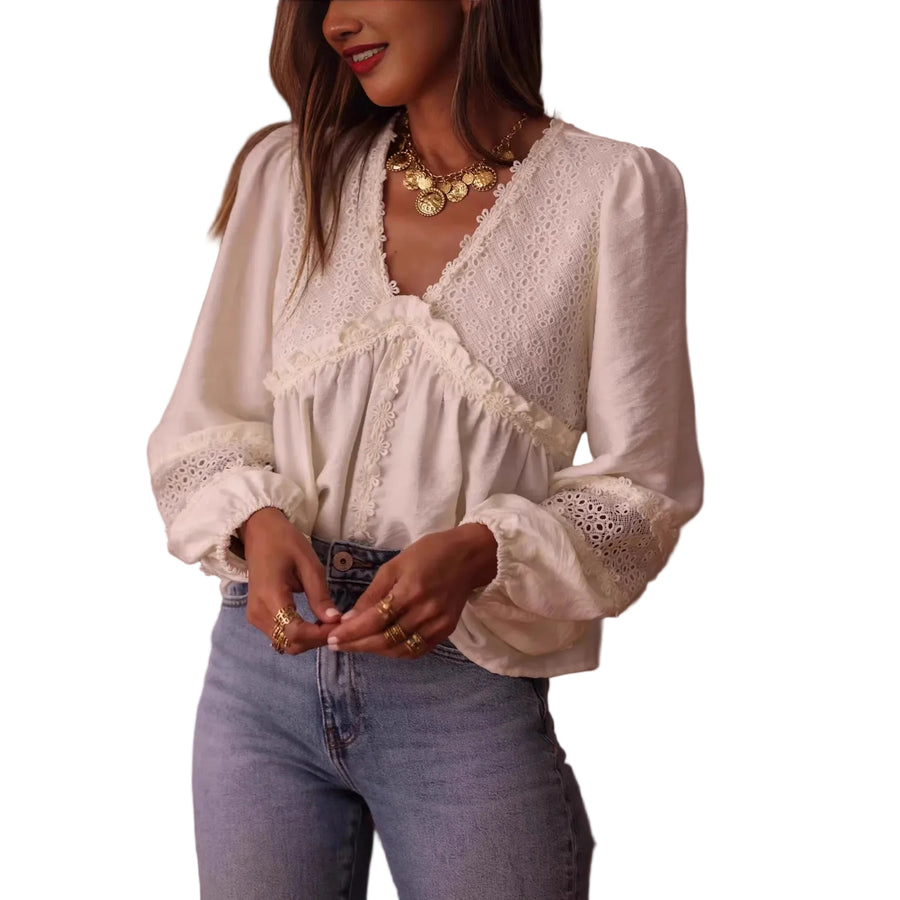 MÁRIA™ | Eloise | Hímzett Ingblúz