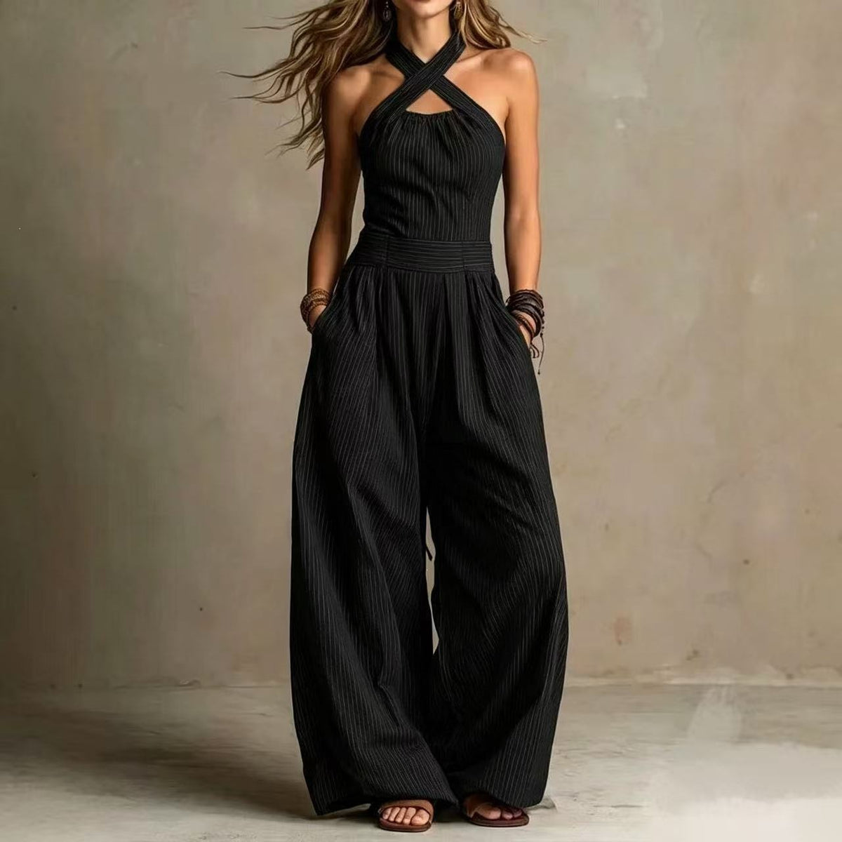 MÁRIA™ | Enikő | Halter Nyakú Overall