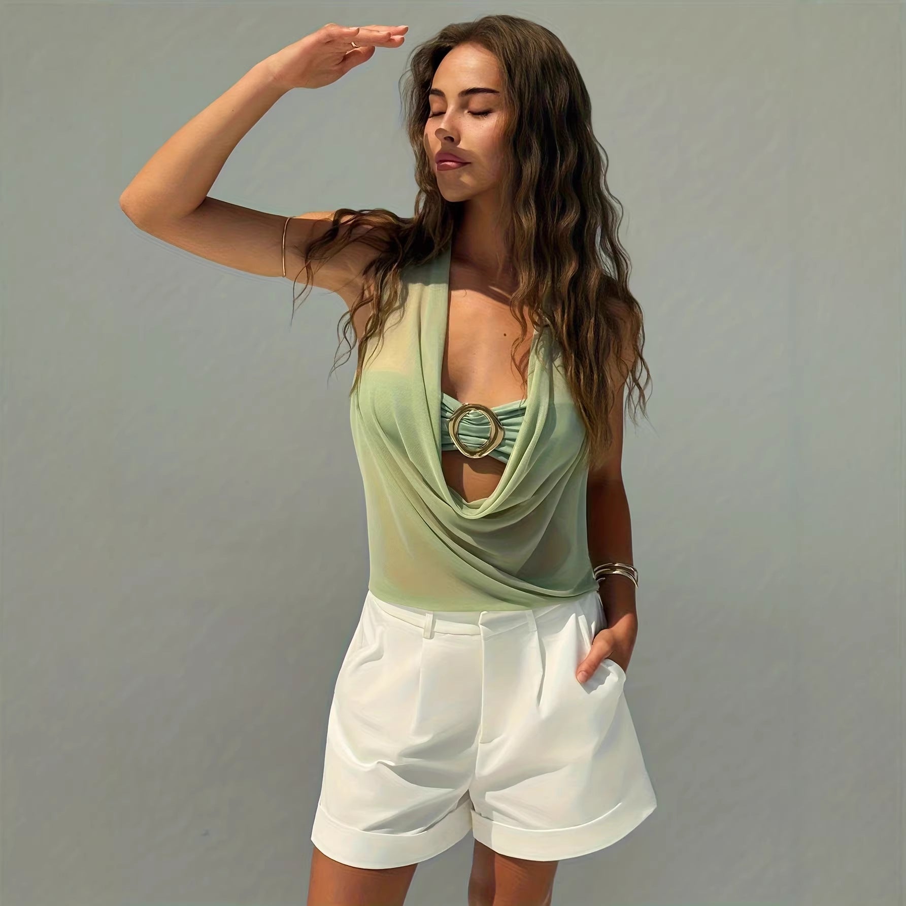MÁRIA™ | Capri | Nyakba Kötős Top