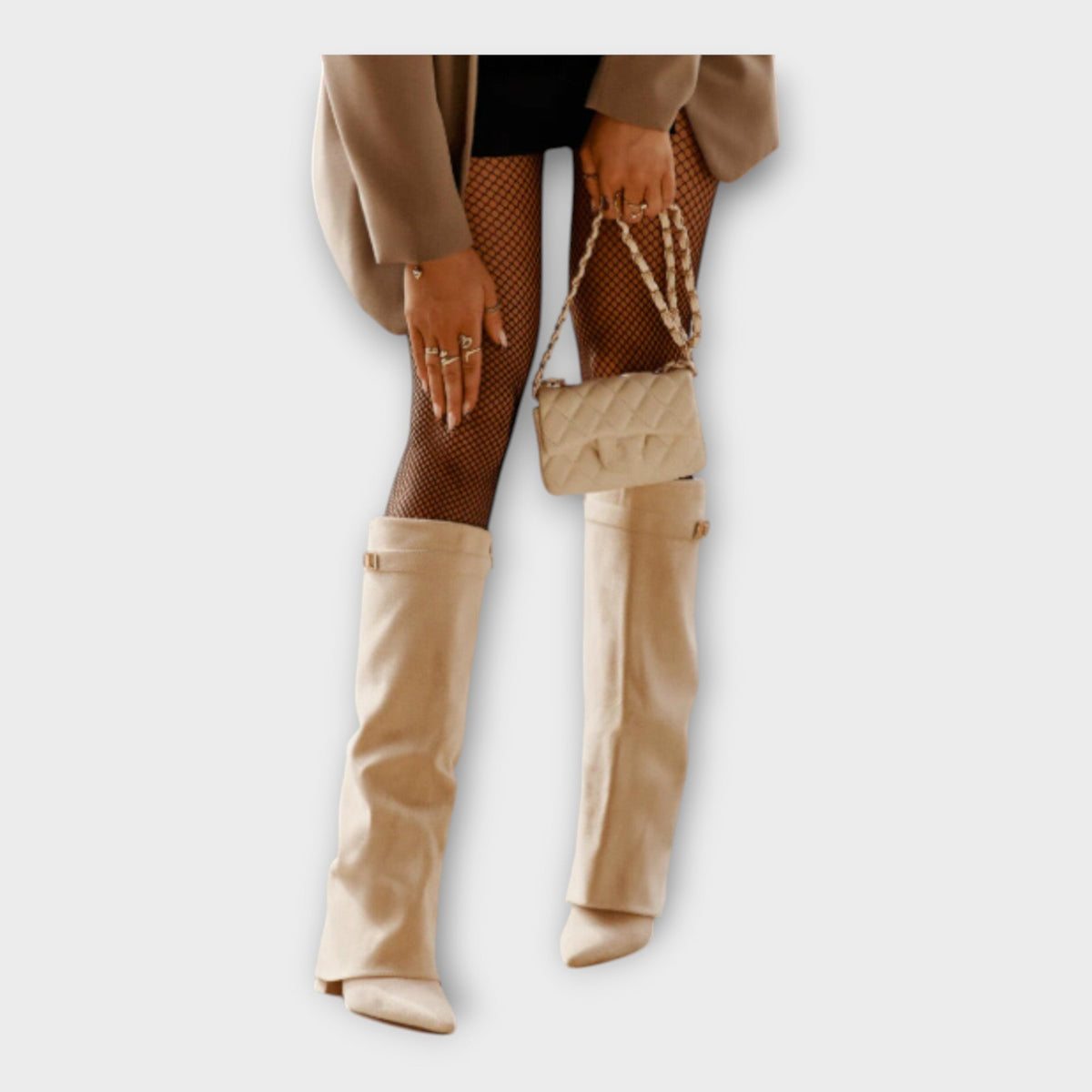 MÁRIA™ | Kincső | Elegáns Magas Szárú Csizma