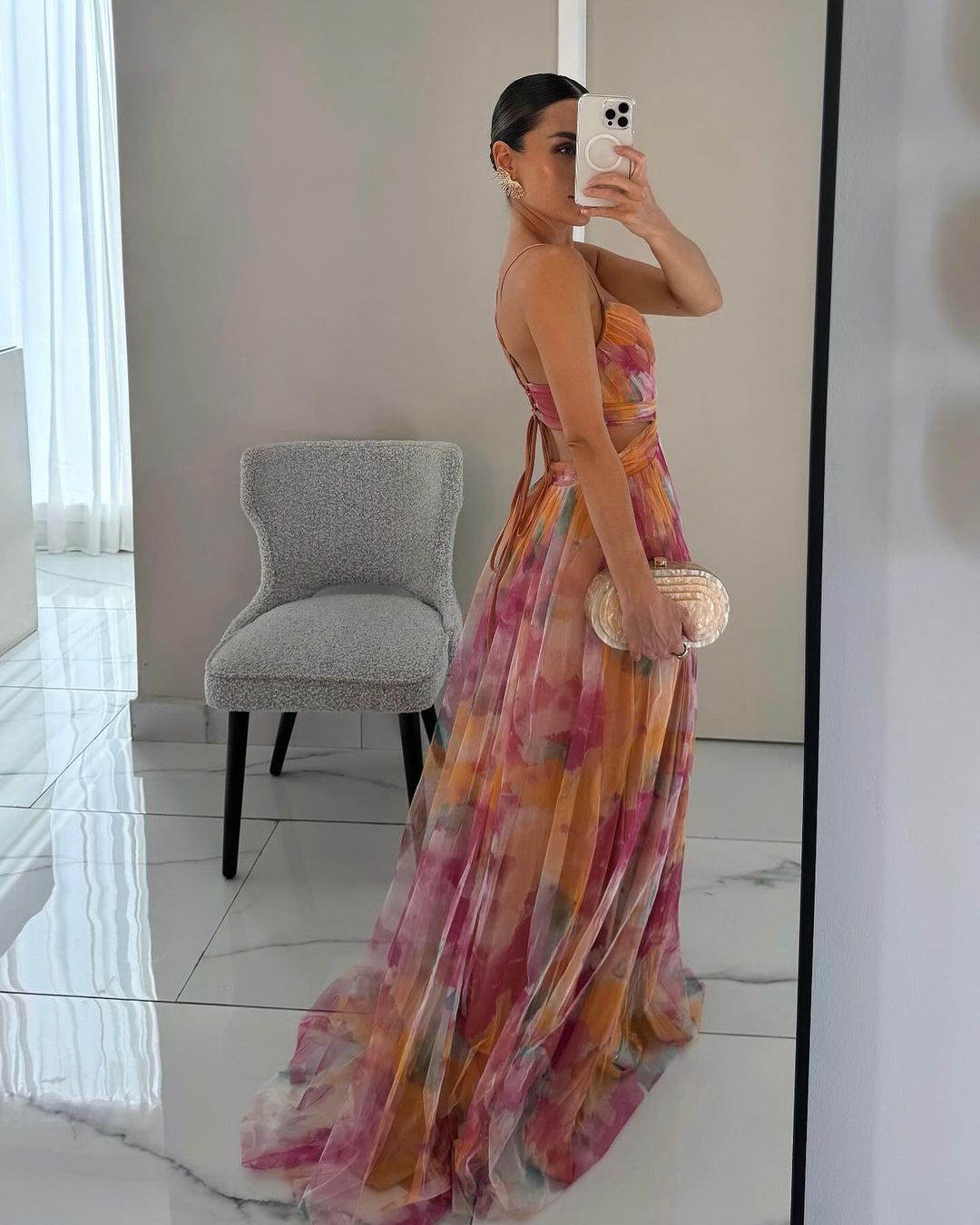 MÁRIA™ | Giselle | Virágmintás maxiruha