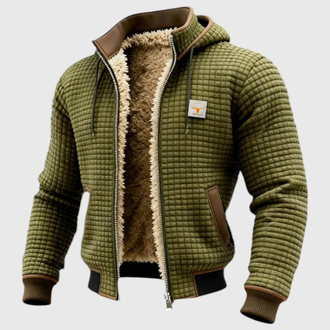 MÁRIA™ | László | Retro dzseki kockás mintával