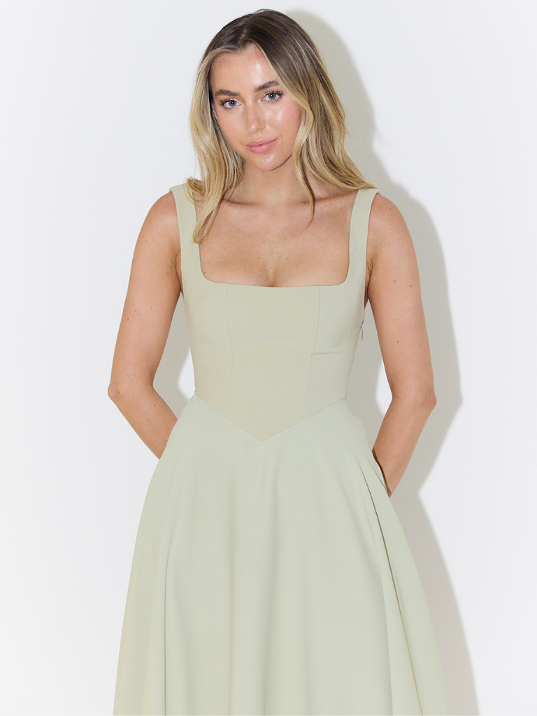 MÁRIA™ | Grace | Kockás mintás midiruha