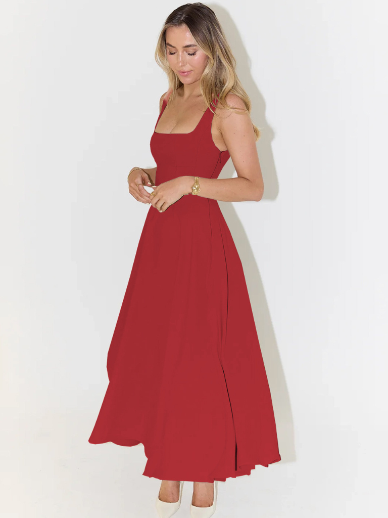 MÁRIA™ | Grace | Kockás mintás midiruha