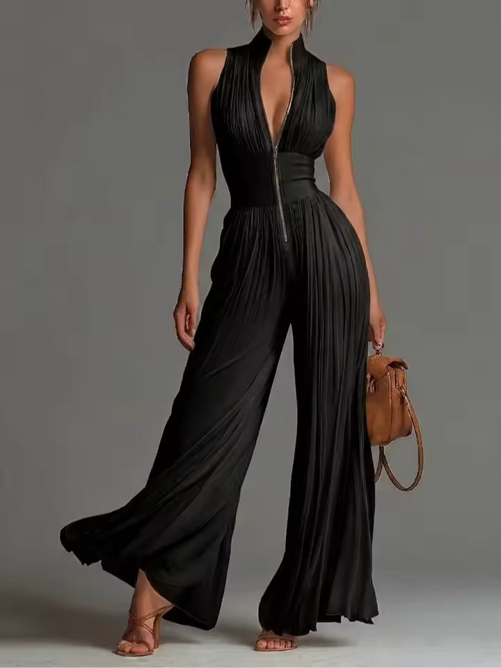 MÁRIA™ | Lucía | Pliszírozott sifon overál
