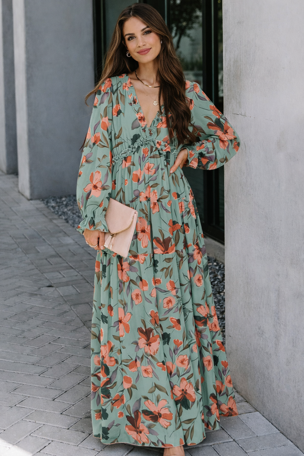 MÁRIA™ | Floral | Hosszú ruha