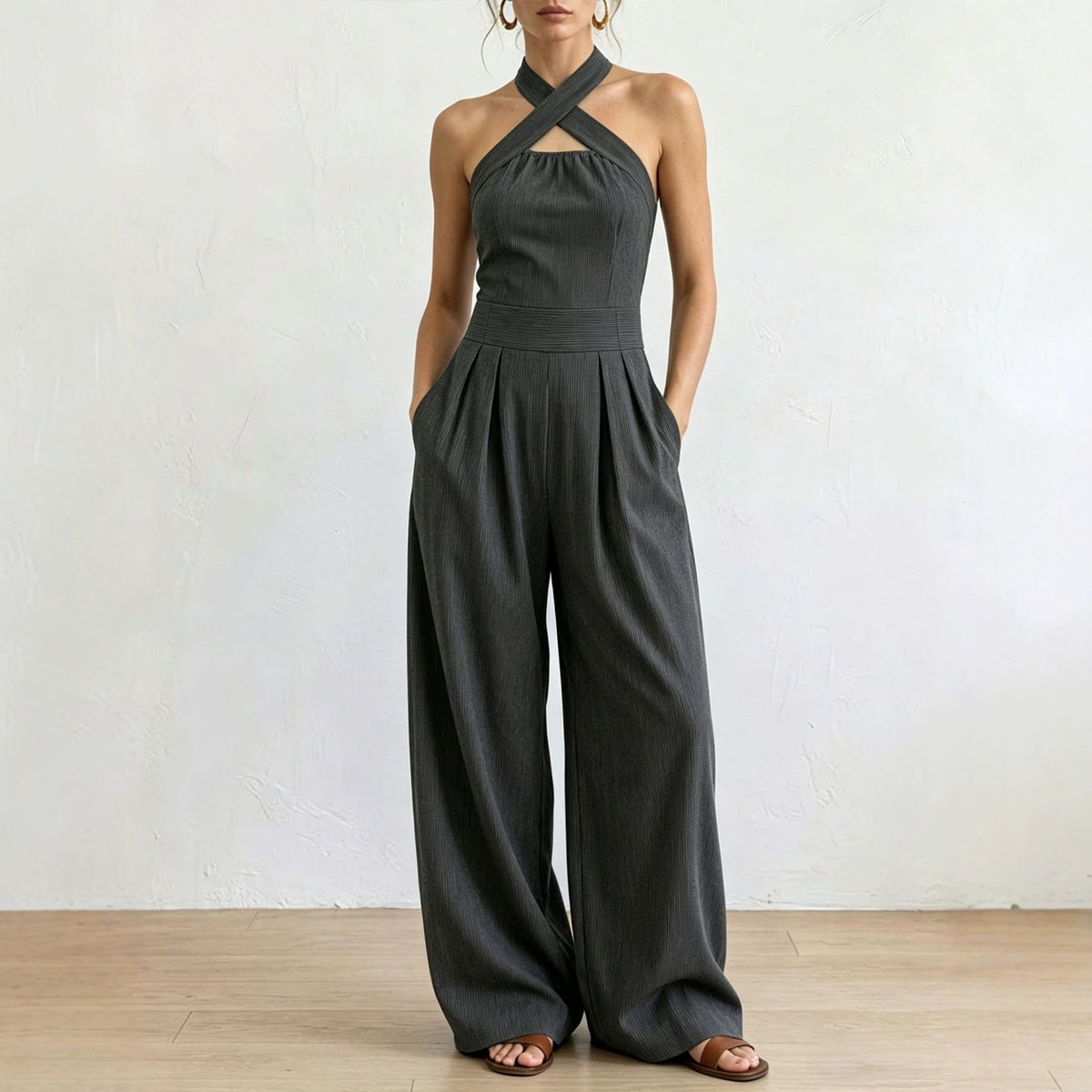 MÁRIA™ | Enikő | Halter Nyakú Overall