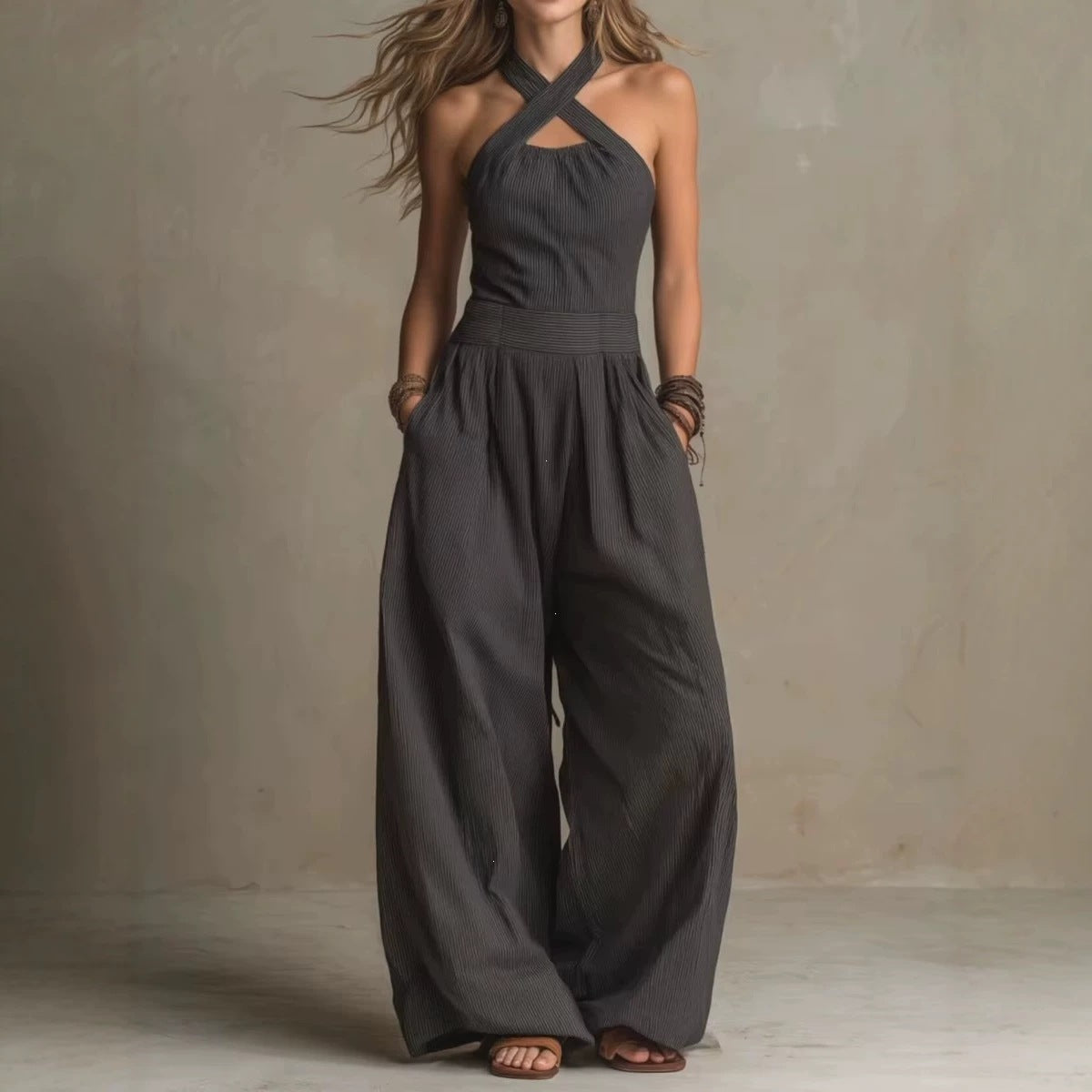 MÁRIA™ | Enikő | Halter Nyakú Overall