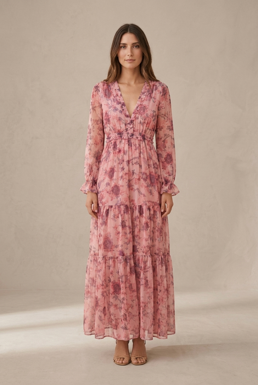 MÁRIA™ | Floral | Hosszú ruha