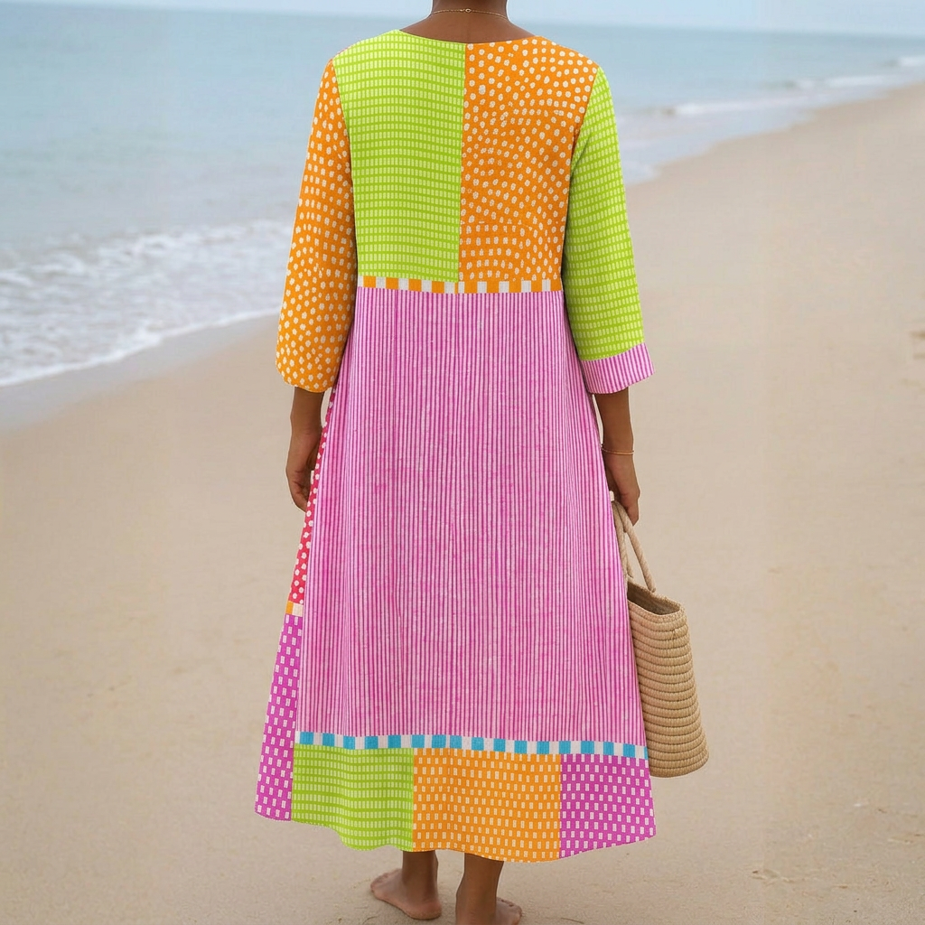 MÁRIA™ | Ágnes – Modern maxi ruha