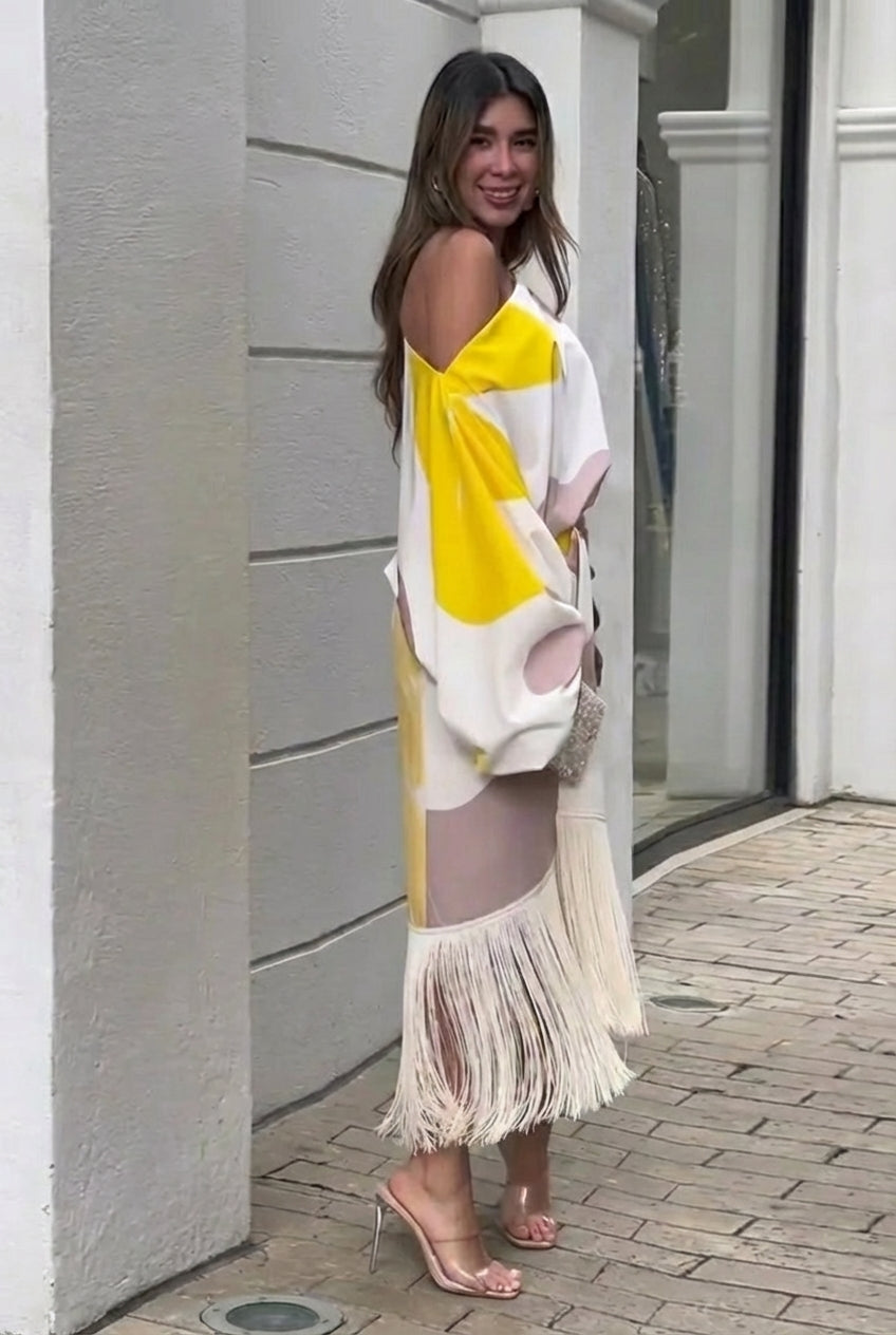 MÁRIA™ | Daniela | Kétrészes szett rojttal