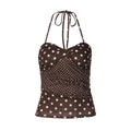 MÁRIA™ | Andrea | Pöttyös Halter Top