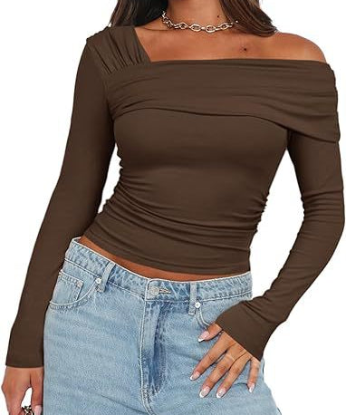 MÁRIA™ | Milan | Hosszú Ujjú Félvállas Top