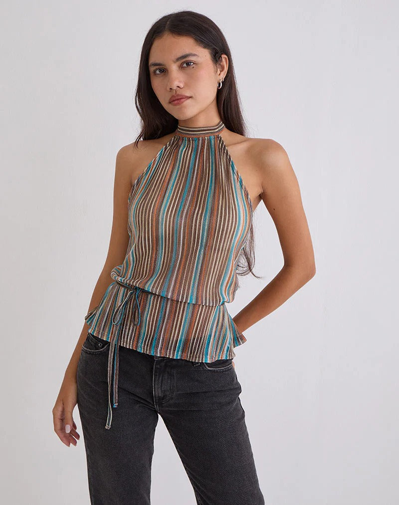 MÁRIA™ | Esme | Nyitott Hátú Halter Top