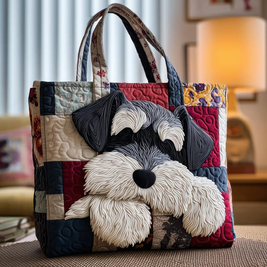 MÁRIA™ | Schnauzer | Kézzel készített steppelt táska