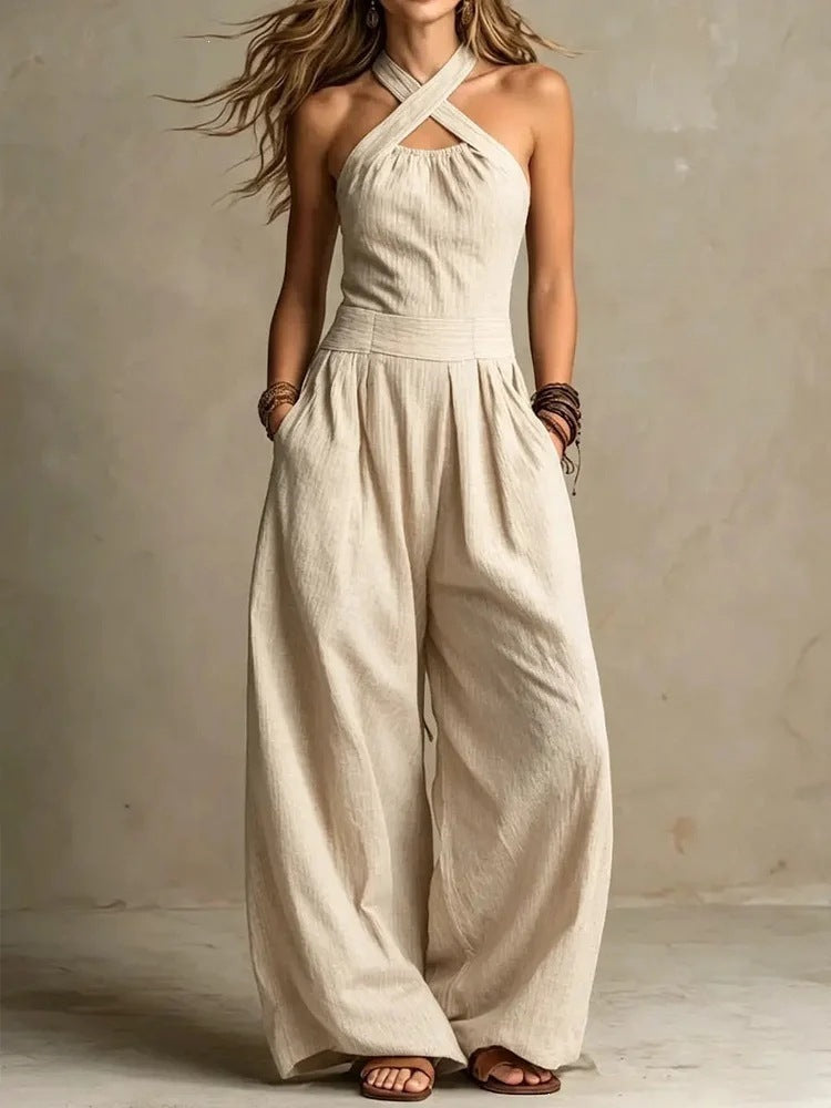 MÁRIA™ | Enikő | Halter Nyakú Overall