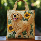 MÁRIA™ | Golden retriever | Kézzel készített steppelt táska