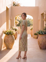 MÁRIA™ | Calandra | Elegáns midiruha
