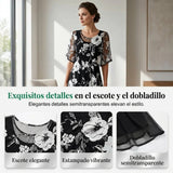 MÁRIA™ | Elisa | Elegáns virágmintás sifonruha