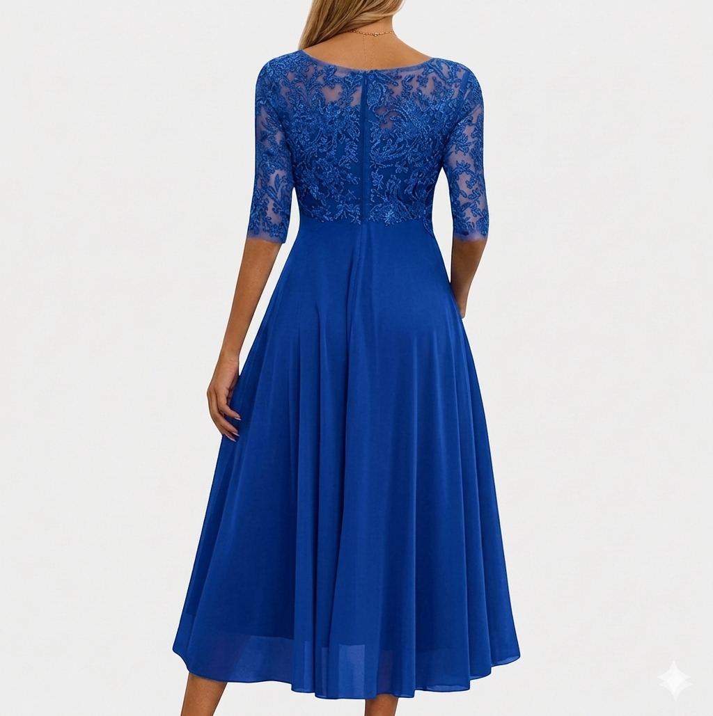 MÁRIA™ | Blanca | Elegáns csipkeruha