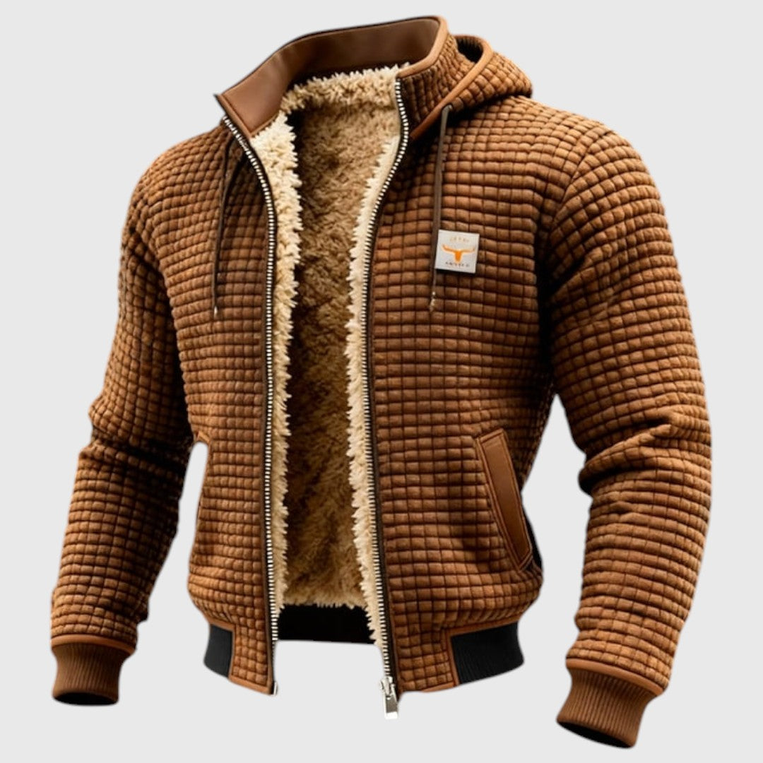 MÁRIA™ | László | Retro dzseki kockás mintával