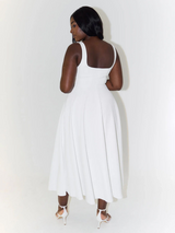 MÁRIA™ | Grace | Kockás mintás midiruha