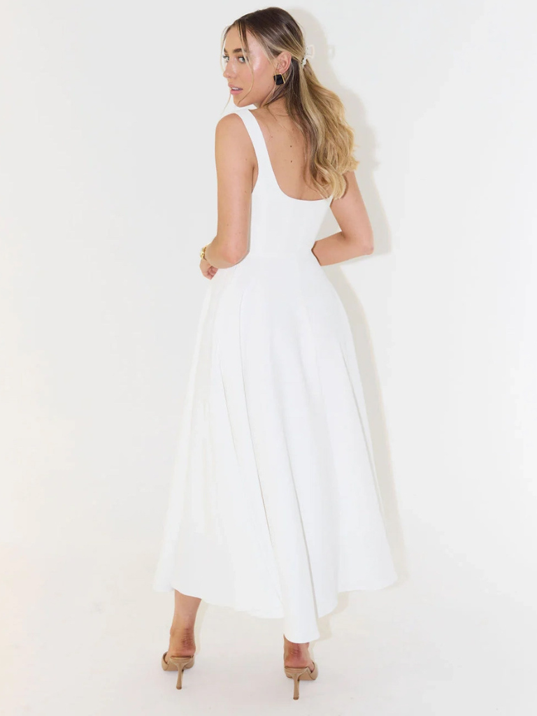MÁRIA™ | Grace | Kockás mintás midiruha