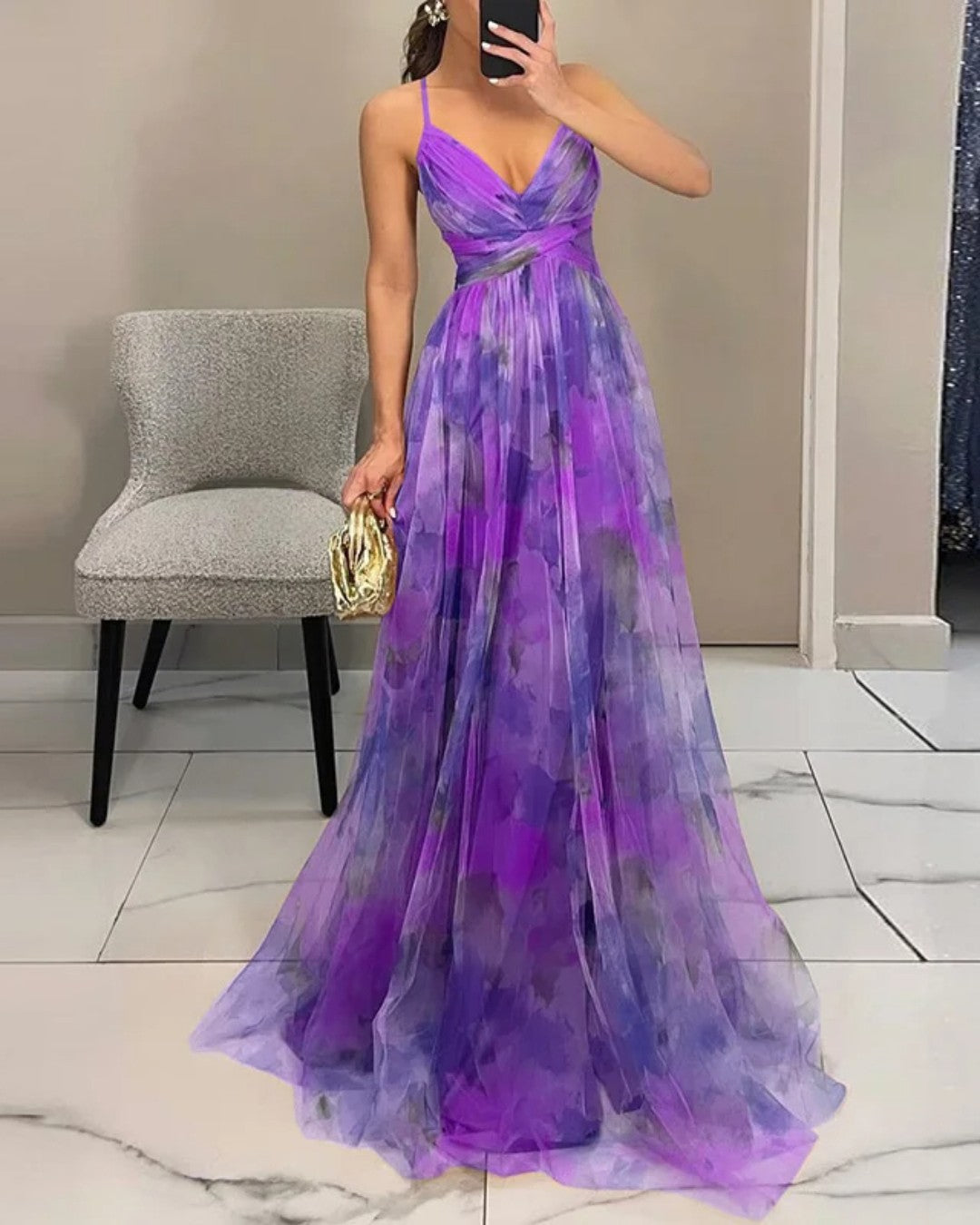 MÁRIA™ | Giselle | Virágmintás maxiruha