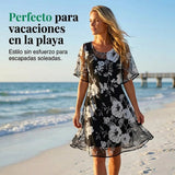 MÁRIA™ | Elisa | Elegáns virágmintás sifonruha
