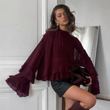 MÁRIA™ | Eloise | Elegáns Fodros Blúz