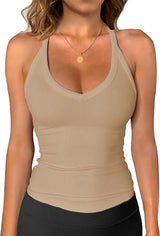 MÁRIA™ | Riviera | Bordázott V-nyakú Top