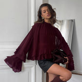 MÁRIA™ | Eloise | Elegáns Fodros Blúz