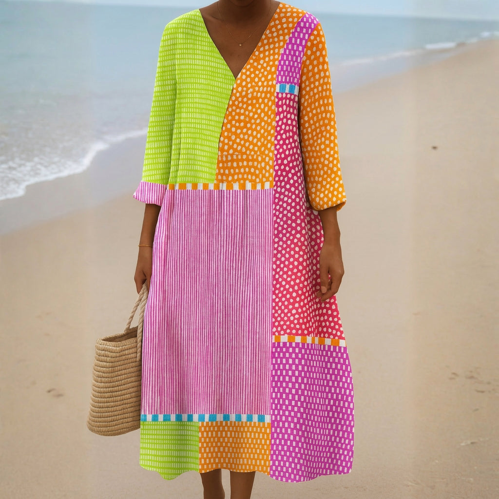 Ágnes – Modern maxi ruha