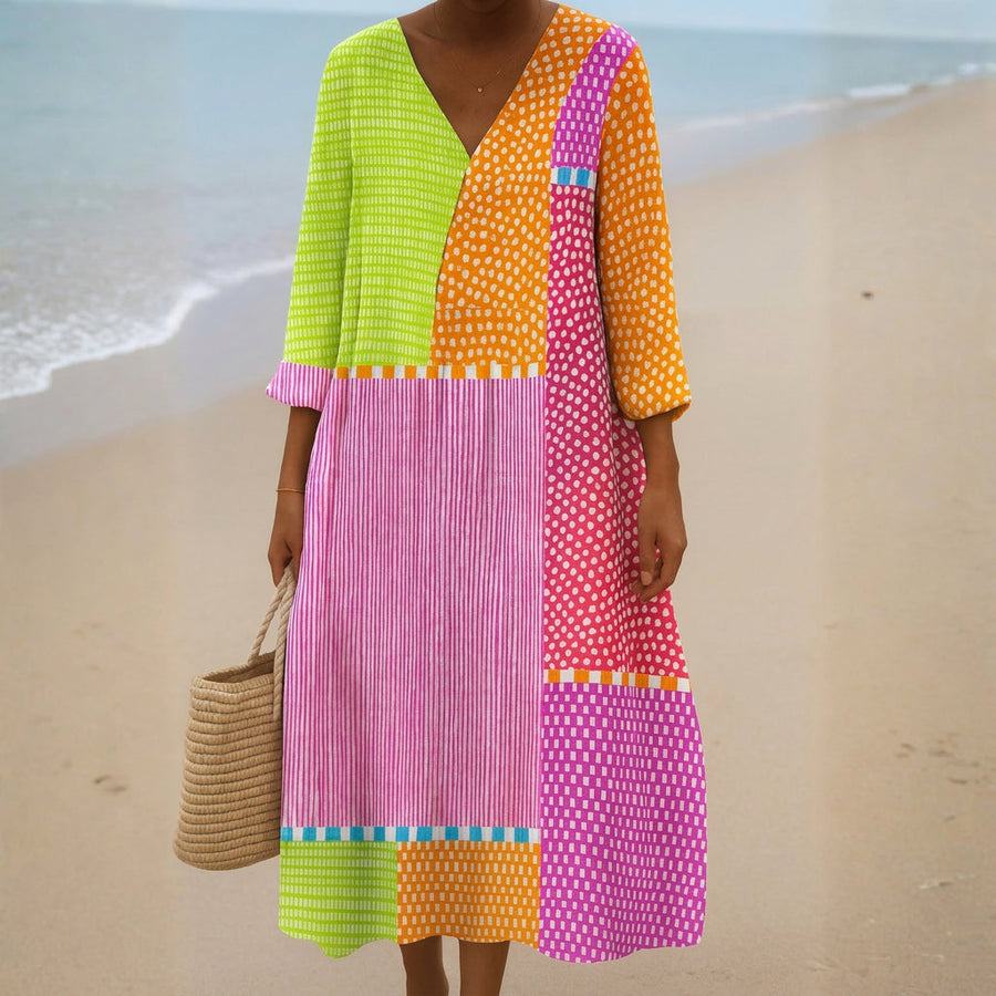 Ágnes – Modern maxi ruha