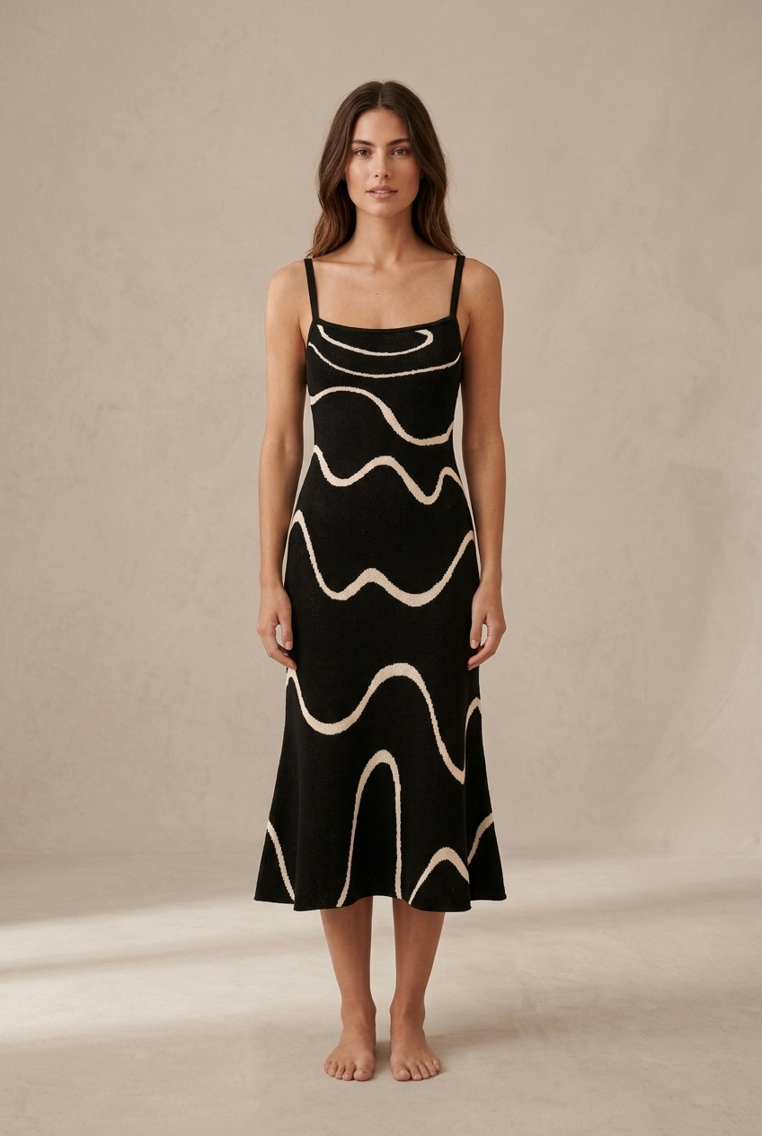MÁRIA™ | Olas | Elegáns midiruha